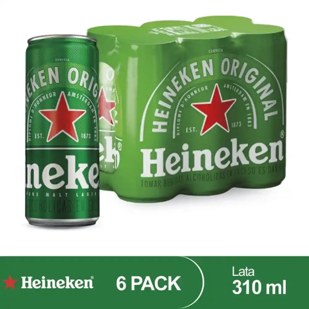 Cerveza Heineken 310 Ml
