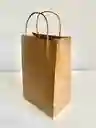 Bolsa Papel Kraft # 6 Con Manija (17x28x11.5 Cms)