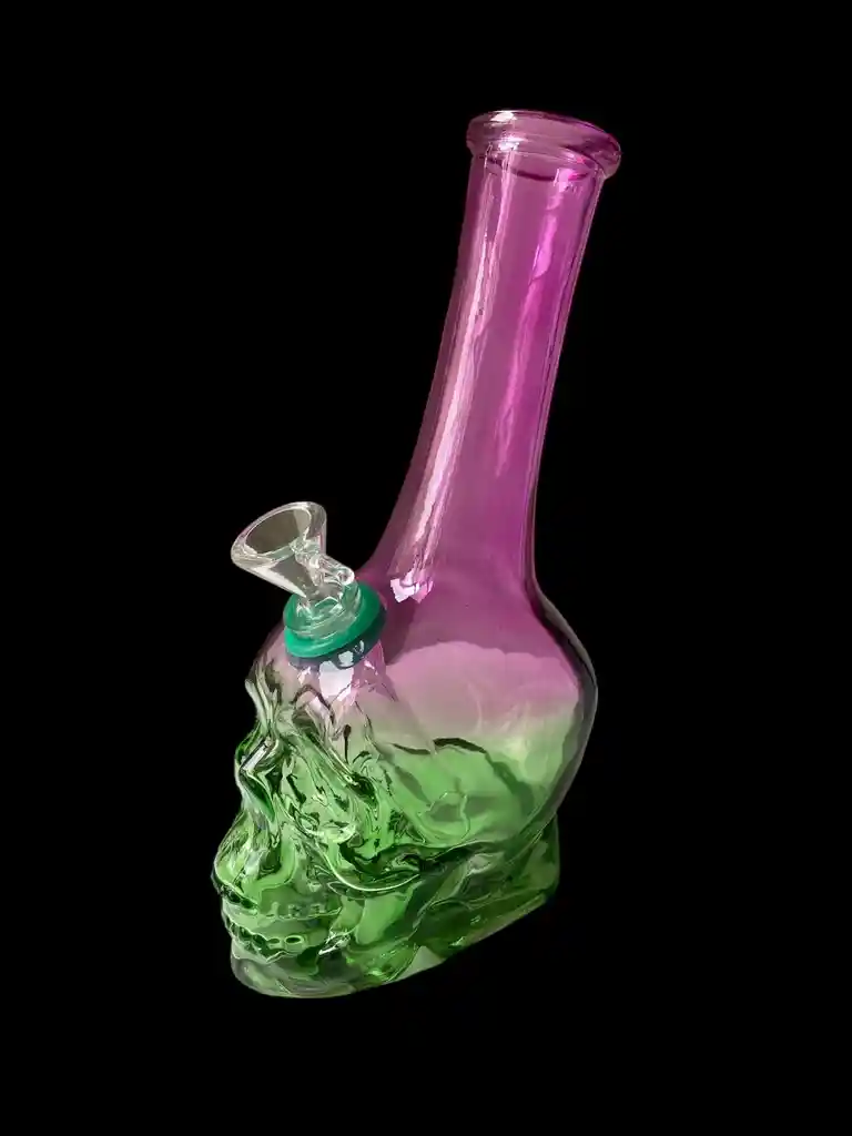 Bong Vidrio Grande -large Skull Glass Bong