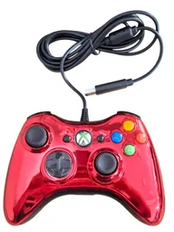 Control Mando Compatible Con Xbox 360 Y Pc De Cable Cromado
