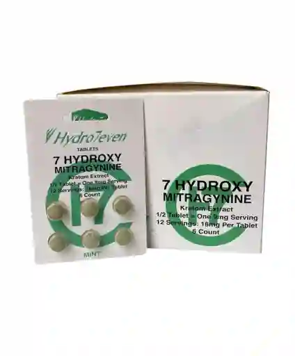 Extracto De Kratom Hydro7even 7-hydroxymitragynine Tablets-108mg Minty