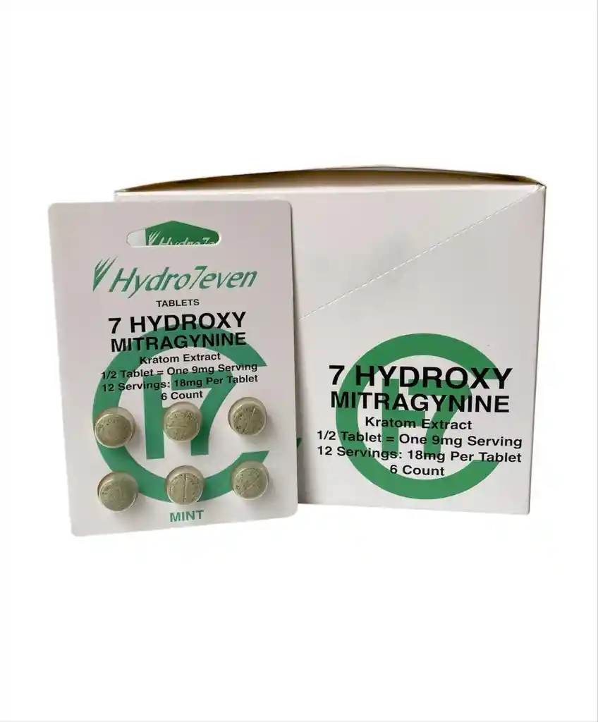 Extracto De Kratom Hydro7even 7-hydroxymitragynine Tablets-108mg Minty