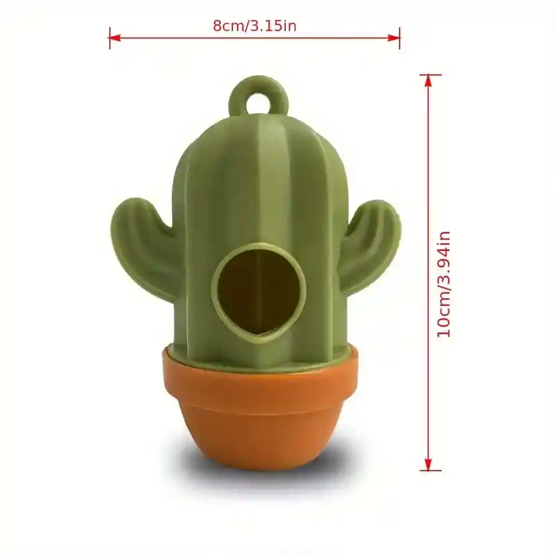 Dispensador De Bolsas En Forma De Cactus