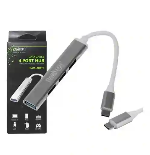 Hub Multipuerto Tipo C A Usb