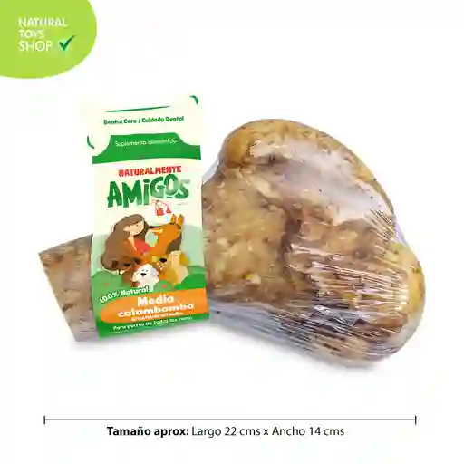 Hueso Medio Calambombo De Res Natural Y Deshidratado