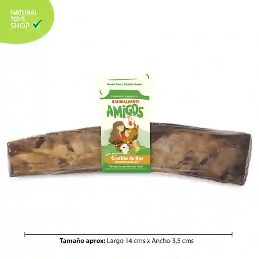 Costilla De Res Deshidratada Y Natural Grande 10"