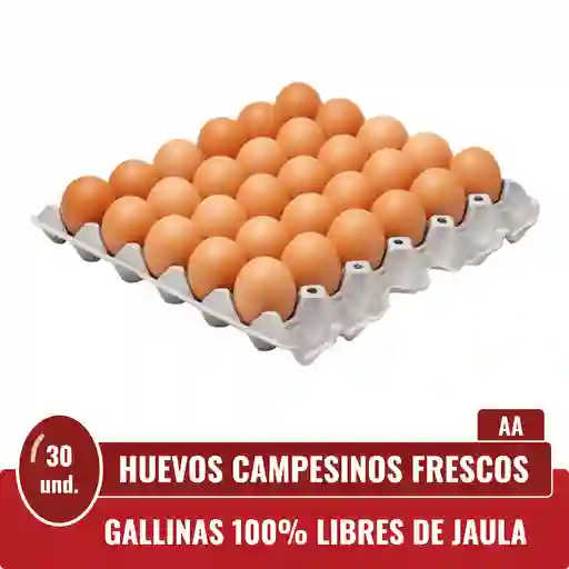 Huevos Doble A Rojos X 30 Und