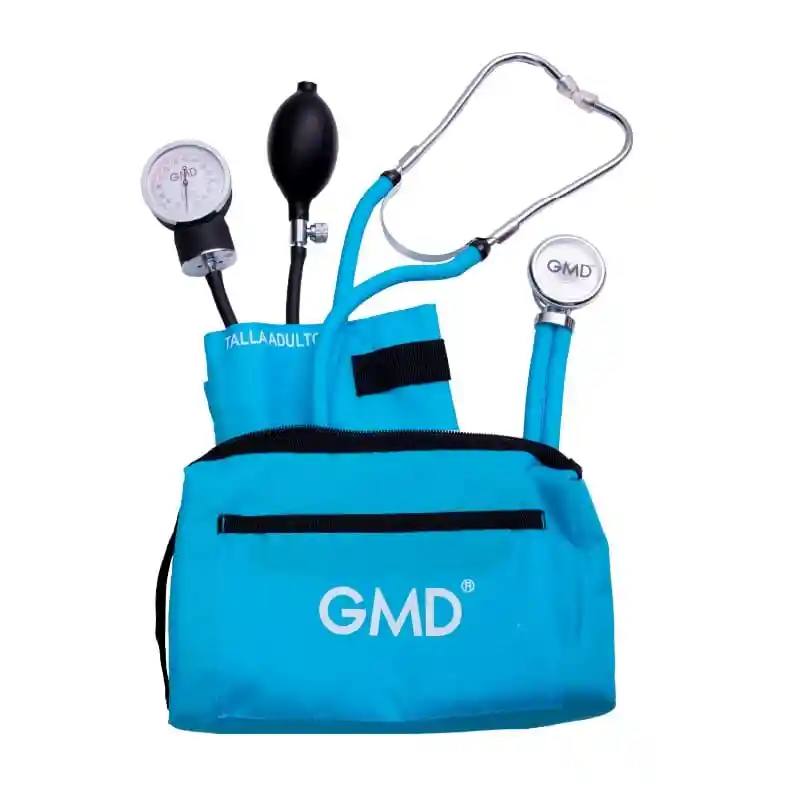 Kit De Tensiometro + Fonendoscopio Rappaport Azul Cielo,azul Profundo,negro,rosado Y Purpura Gmd