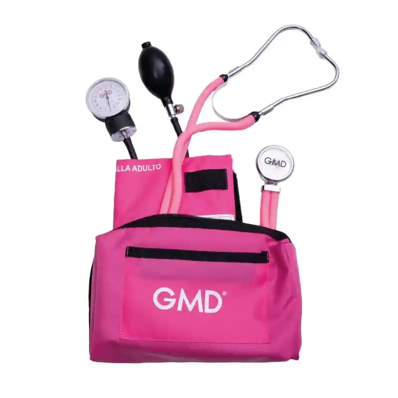 Kit De Tensiometro + Fonendoscopio Rappaport Azul Cielo,azul Profundo,negro,rosado Y Purpura Gmd