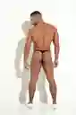 Talla S Classic Thong Tanga Clásica Brasilera Hilo Hombre Microfibra Negra Blokes