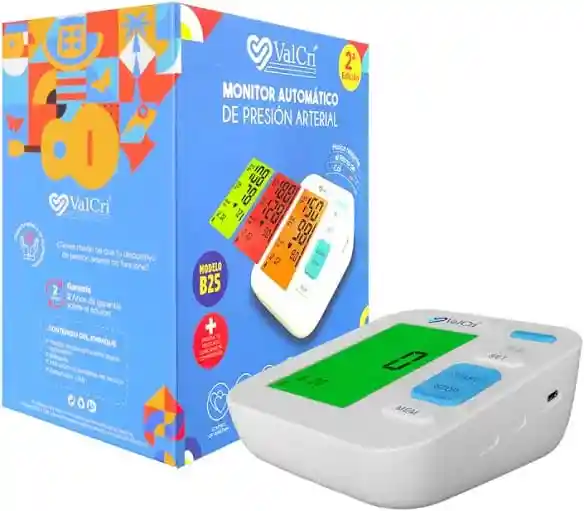 Monitor De Presion Arterial B25 Digital Valcri