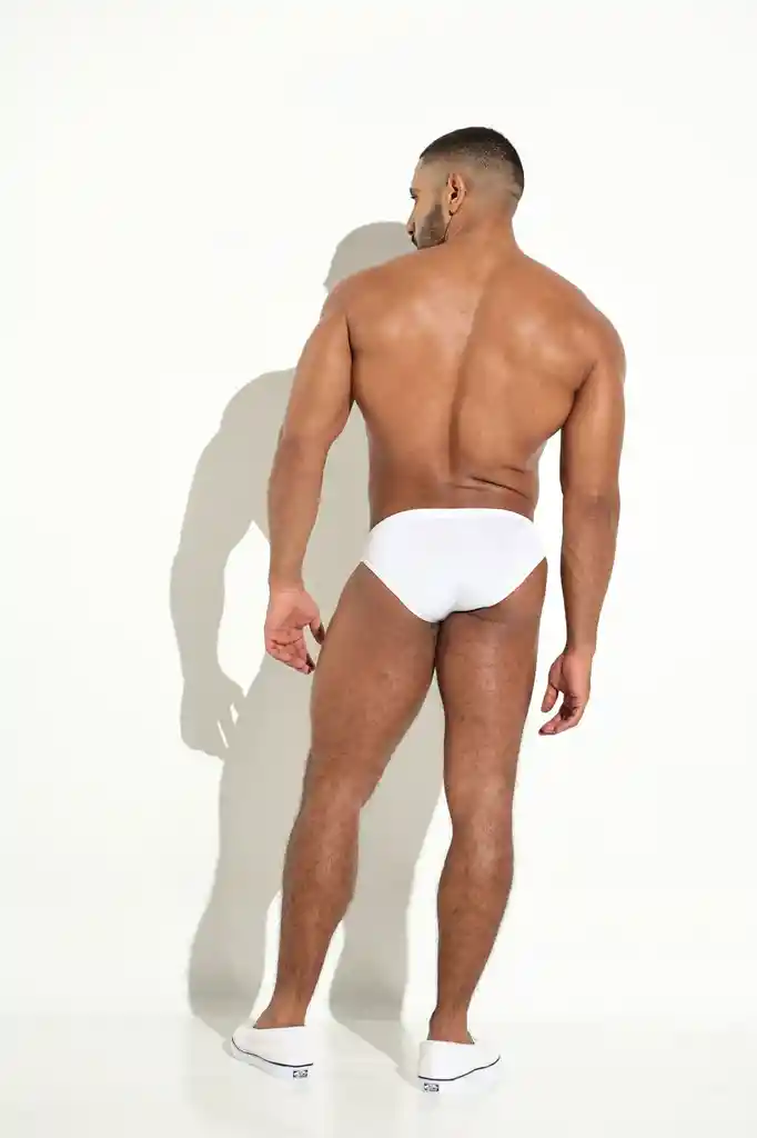 Talla Xl Basic Slip Low Rise Calzoncillo Clásico Para Hombre Microfibra Blanco Blokes