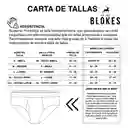 Talla Xl Basic Slip Low Rise Calzoncillo Clásico Para Hombre Microfibra Blanco Blokes