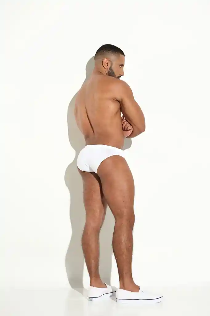 Talla Xl Basic Slip Low Rise Calzoncillo Clásico Para Hombre Microfibra Blanco Blokes