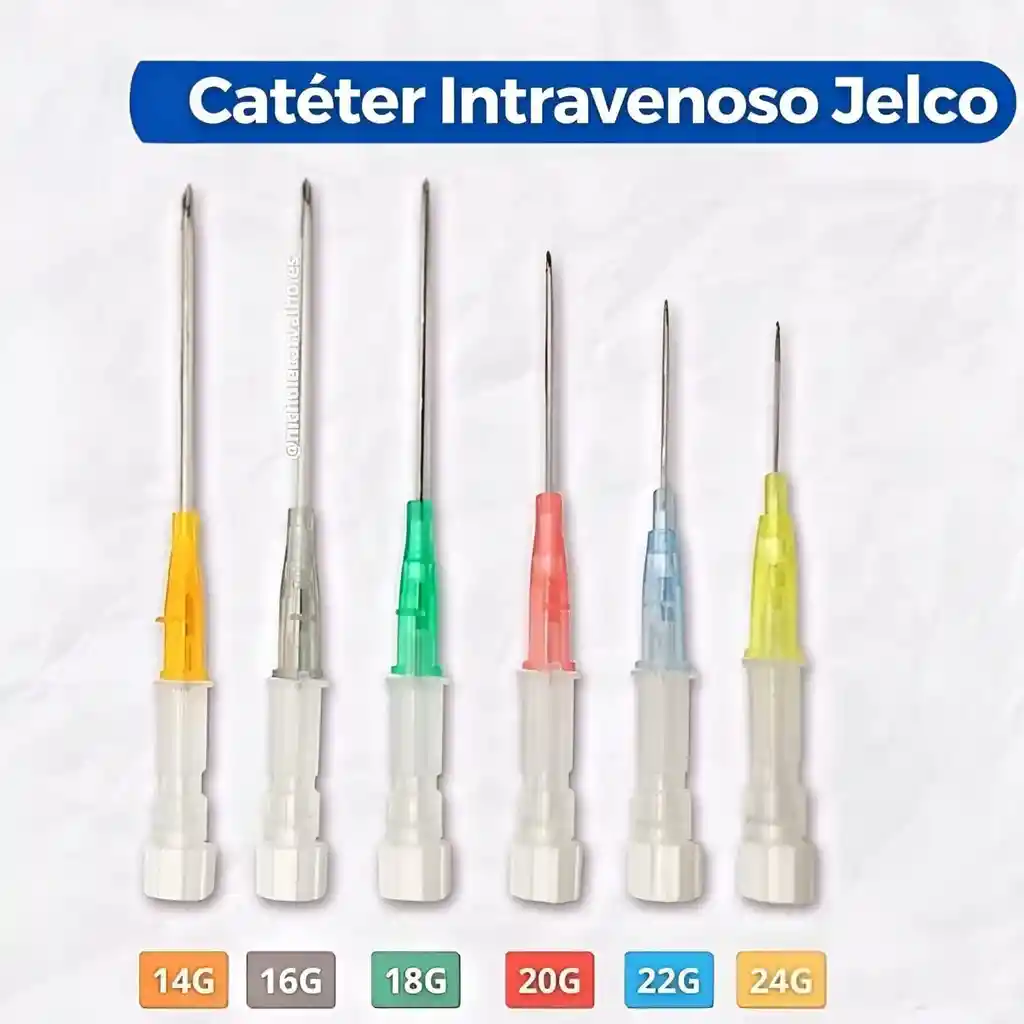 Cateter Intravenoso # 14g - 16g - 18g - 20g - 22g - 24g