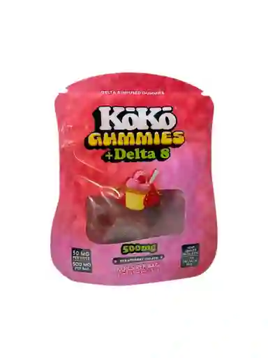 Koko Gummies + Cbd D8 | Strawberry Gelato