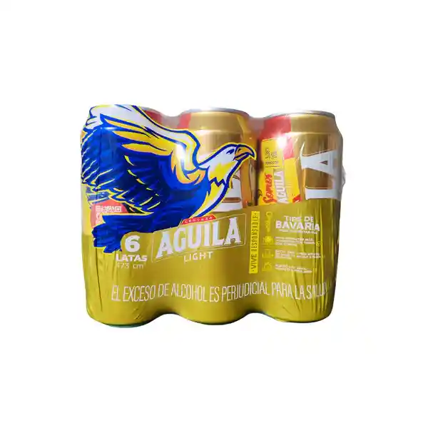 Six Pack Aguila Ligth Laton 473ml
