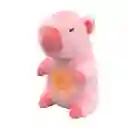 Capibara Peluche Que Respira Sonido Luz Unisex + Bateria