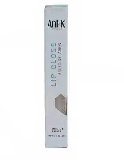 Lip Gloss Ani-k Tono 03 Ángel