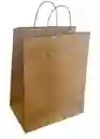 Bolsa Papel Kraft # 13 Con Manija (30x40x16 Cms De Base)