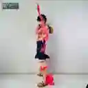 Figura Coleccionable Luffy One Piece Con Aura De Fuego – 22 Cm
