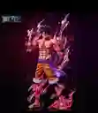 Figura Coleccionable Luffy One Piece Con Aura De Fuego – 22 Cm