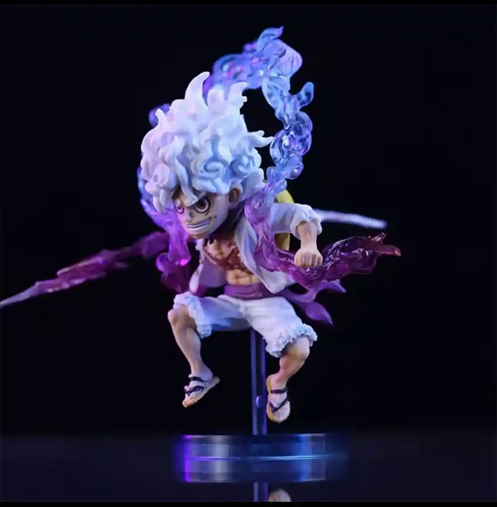 Figura Coleccionable Luffy Gear 5 – Edición Premium Iluminada (one Piece)