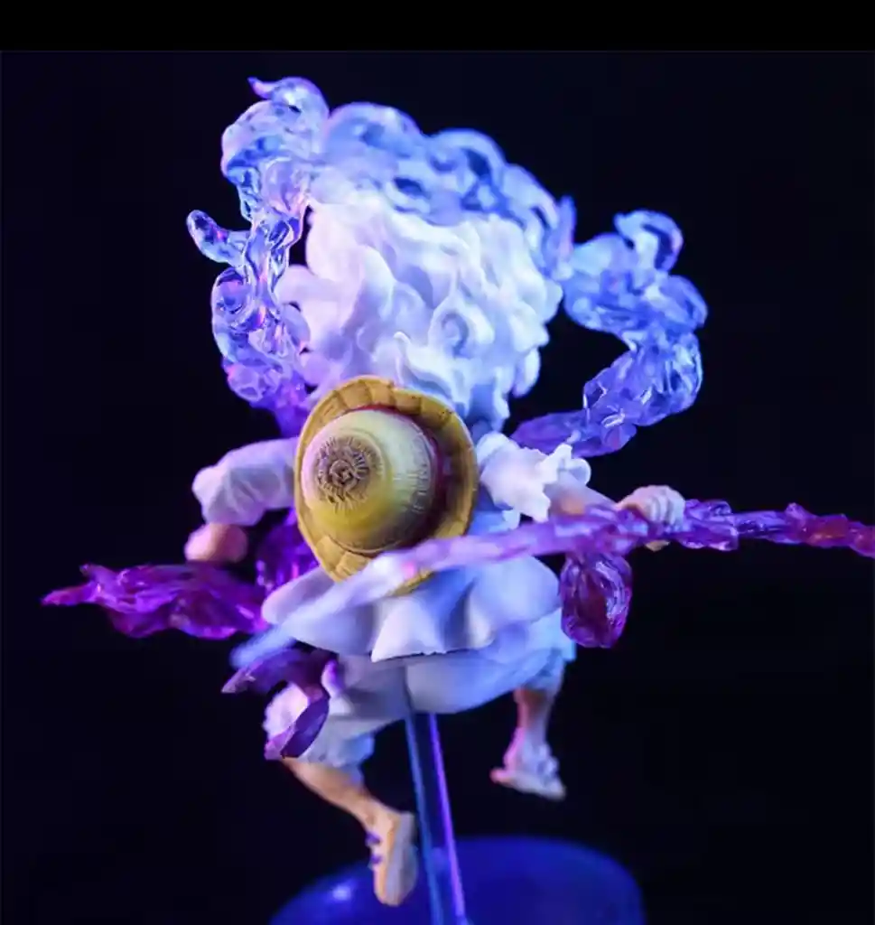 Figura Coleccionable Luffy Gear 5 – Edición Premium Iluminada (one Piece)