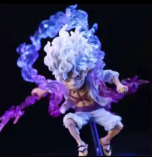 Figura Coleccionable Luffy Gear 5 – Edición Premium Iluminada (one Piece)