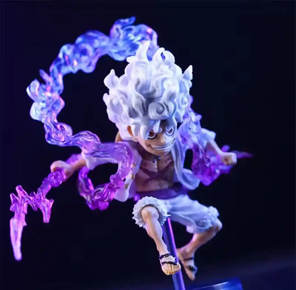 Figura Coleccionable Luffy Gear 5 – Edición Premium Iluminada (one Piece)
