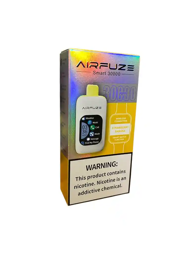 Vaporizador Airfuze | 30000 Puffs | Strawberry Banana