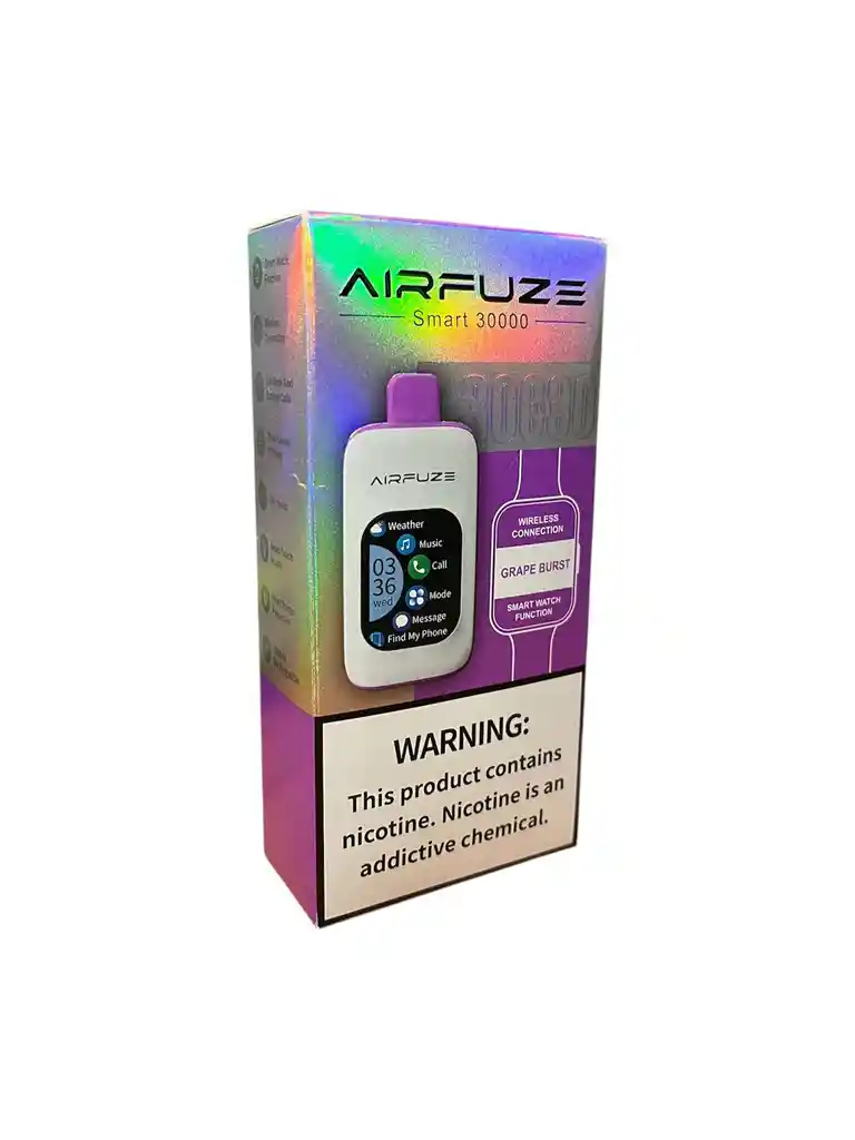 Vaporizador Airfuze | 30000 Puffs | Grape Burst