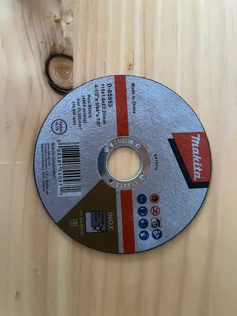 Disco De Corte Makita Metal 4 1/2 Pg