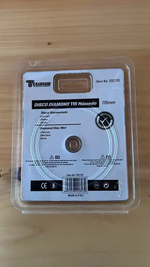 Disco Diamantado Continuo 4 1/2