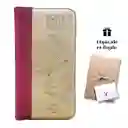 Biblia Rvr60 Tipo Chequera Magenta Beige Índice Cierre