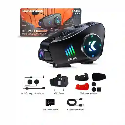 Intercomunicador Para Moto Con Camara