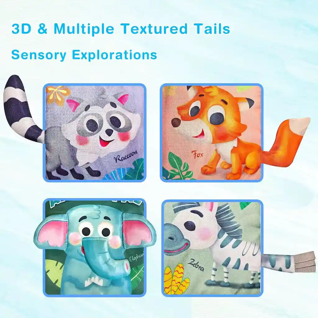 Libro Musical 3d Sensorial Para Bebé Mundo Marino