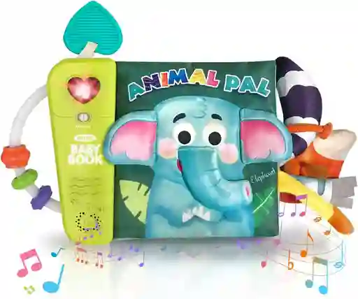 Libro Musical 3d Sensorial Para Bebé Mundo Marino