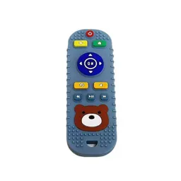Control Remoto Mordedor Didáctico Para Bebé Osito Azul