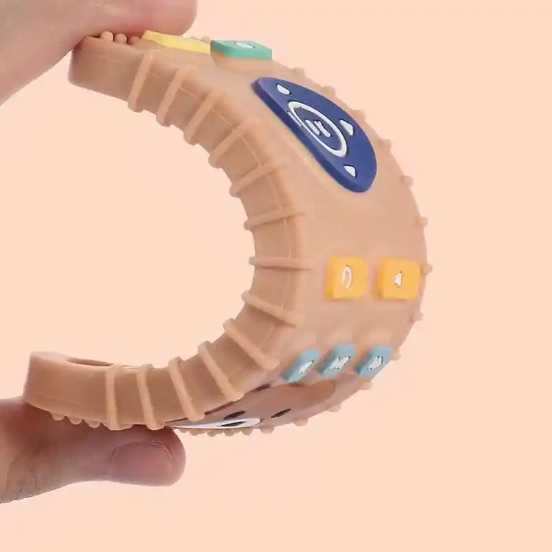 Control Remoto Mordedor Didáctico Para Bebé Osito Negro