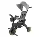 Carriola Triciclo De Lujo Plegable 4 En 1 Para Bebe Gris