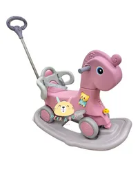 Divertido Caballo Balancín 3 En 1 Para Niños Nuevo Rosa