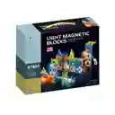 Juguete Bloques Magnéticas X75 Piezas Laberinto Y Luces