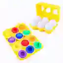 Juguete Huevos Montessori X6 Unidades Con Figuras