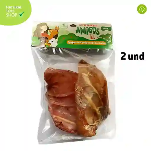 Oreja De Cerdo Natural Y Deshidratada X 2 Und