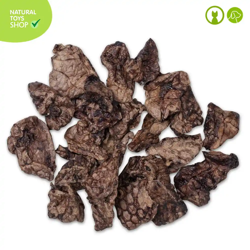 Bofe (pulmón) De Cerdo Natural Y Deshidratado 1 Lb (recarga)