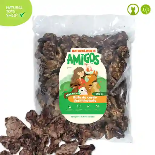 Bofe (pulmón) De Cerdo Natural Y Deshidratado 1 Lb (recarga)