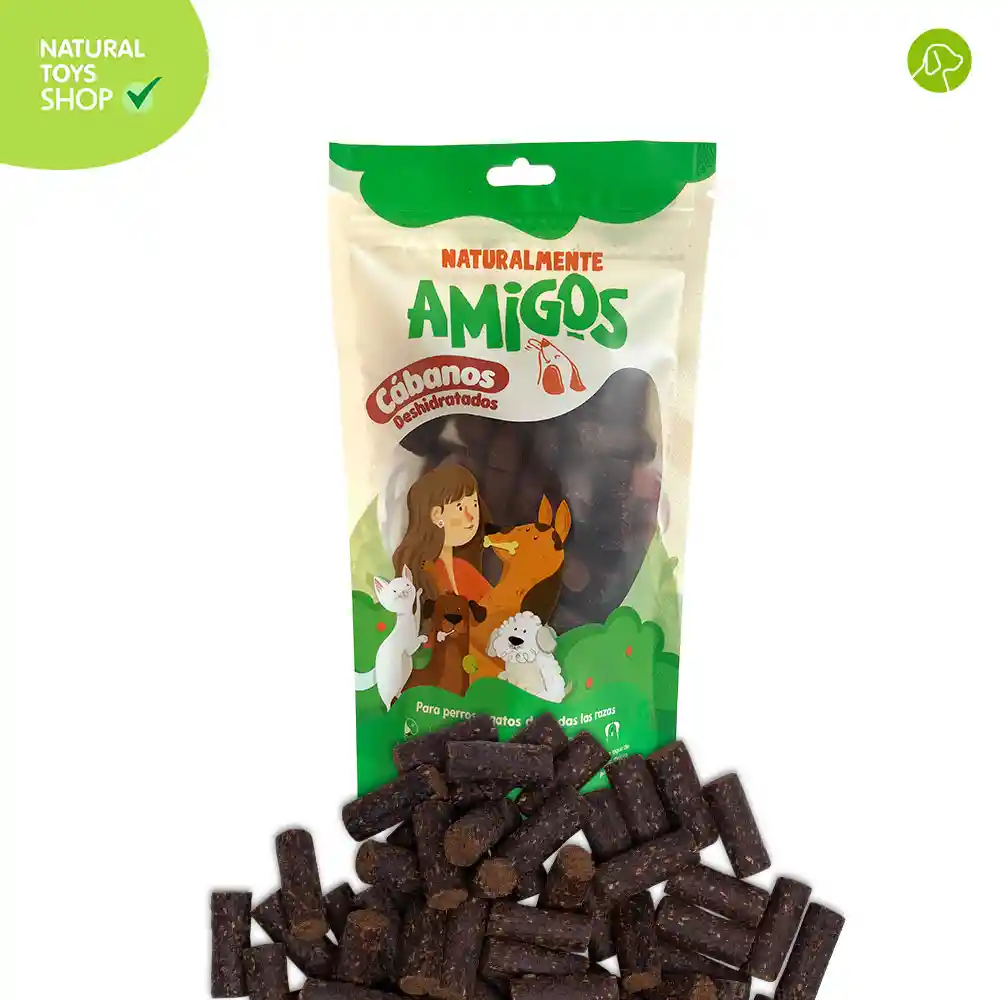 Cabanos De Carne Deshidratada Natural X 12 Und