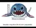 Morral Maleta Cara Stitch Felpa Escolar Mochila