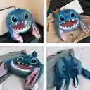 Morral Maleta Cara Stitch Felpa Escolar Mochila